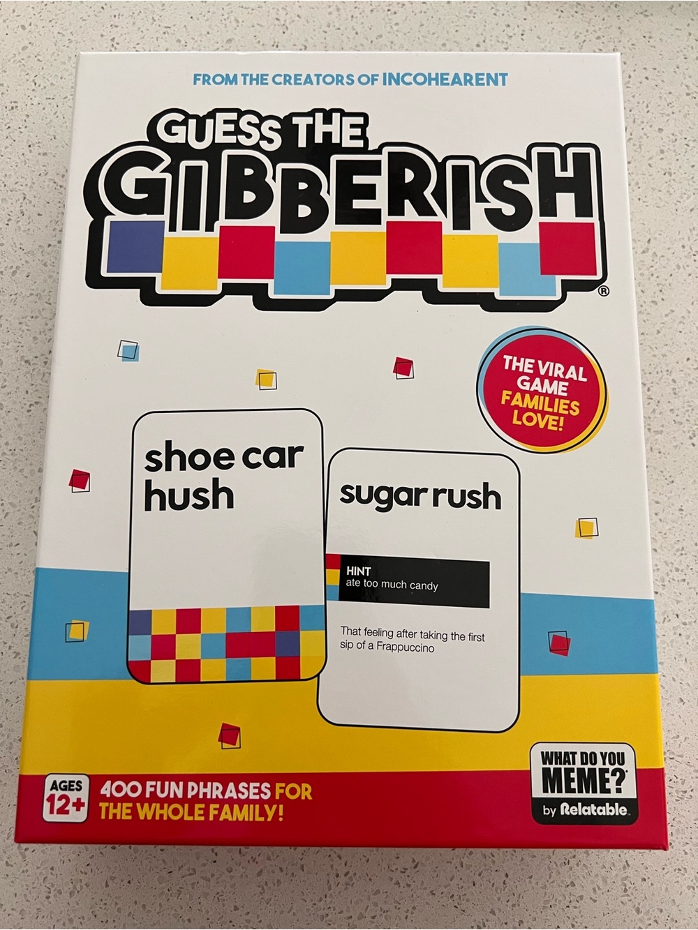 Guess The Gibberish Family Game - (400) Cards